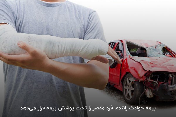 جبران خسارت راننده مقصر با بیمه حوادث راننده