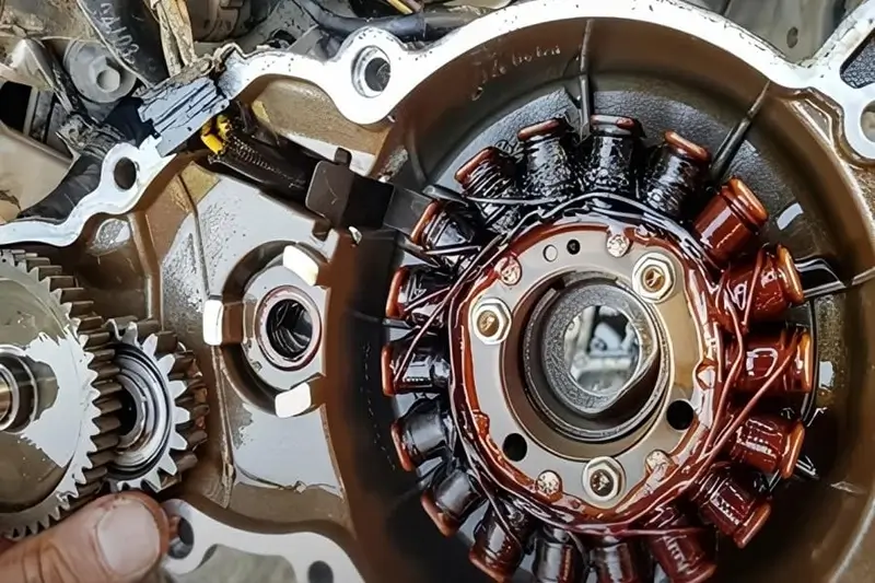 علائم خرابی بوبین موتور سیکلت (رایج‌ترین نشانه‌ها)