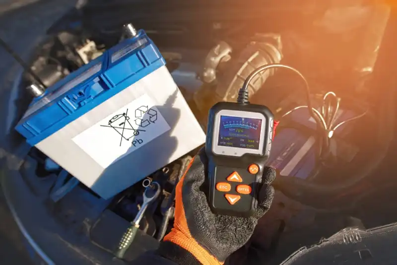 آموزش نحوه تست برای تشخیص خرابی باتری یا دینام