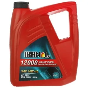 روغن موتور ایرانول 10W40 SJ 12000 سه و نیم لیتری