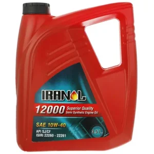 روغن موتور ایرانول 10W40 SJ 12000 نیمه سینتتیک سه و نیم لیتری