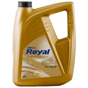 روغن موتور ایرانول 20W50 SM/CF مدل royal چهار لیتری