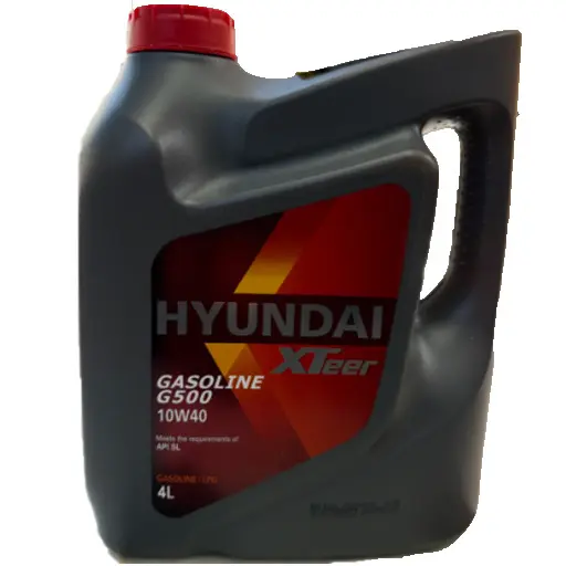 روغن موتور هیوندا sl 10w40 مدل XTEER G500 چهار لیتری