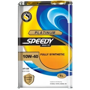 روغن موتور اسپیدی پلاتینیوم 10w40 sm چهار لیتری