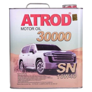 روغن موتور خودرو آترود 10W40 SN 30000 ۵ لیتری