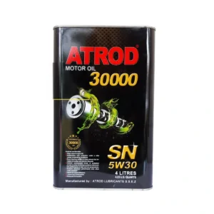 روغن موتور خودرو آترود 5W30 SN 30000 ۴ لیتری