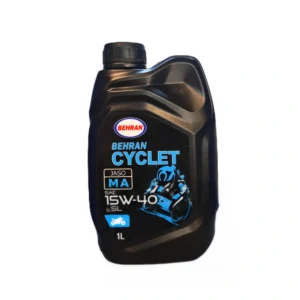 روغن موتور سیکلت بهران 15W40 SL سیکلت MA ۱ لیتری