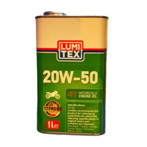 روغن موتور سیکلت لومیتکس 20W50 SN 4T سبز ۱ لیتری