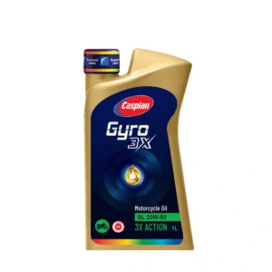 روغن موتور سیکلت کاسپین 20W50 SL GYRO 3X ۱ لیتری